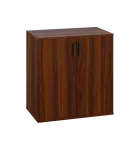 LN 2 - 7D kancelářská skříň, 2-dveřová, 750x720x400, ořech královský